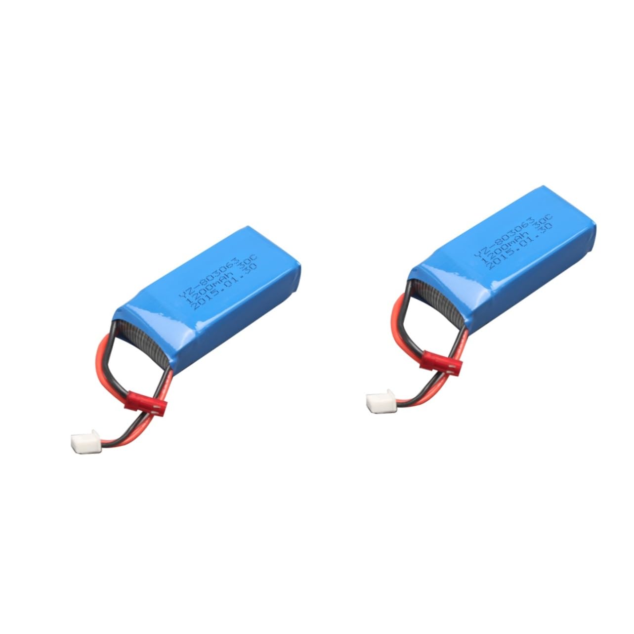 Yardwe 2 Pezzi quadricottero pile d Batteria lipo 7,4v tarantola batteria x6 tarantola x6 lipo da 1200 mAh 7.4v 1200mah