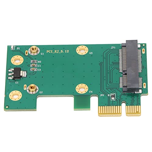 Sorandy Mini Carte Adaptateur PCIE vers PCIE, Adaptateur de Carte Mini PCI pour Carte WiFi D'ordinateur de Bureau, Connexion de la Carte Réseau sans Fil Mini PCIE à L'emplacement PCIE Cover