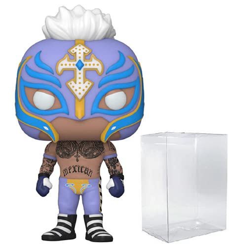POP WWE: Rey Mysterio Funko Pop! Figura de vinilo (cubierta con funda protectora de caja pop compatible), multicolor de 9,5 cm