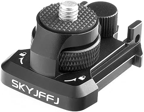 GoPro - Soporte giratorio 360 1/4-20 para GoPro Hero 8/9/10/11/12, Max, AKASO, SJCAM, cámaras de acción Xiaomi Yi