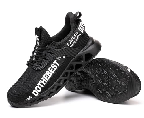 Image of Furuian Steel Toe Sneakers for Men Women Lightweight Safety Shoes Comfortable Puncture Proof Slip On Indestructible Work Shoes