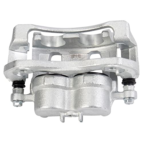Image of TRQ Front and Rear Brake Caliper Set Caliper Brackets Hardware Compatible with 2007-2009 Hyundai Santa Fe