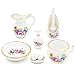 Odoria 1/12 Miniatura 7PZ Kit da Bagno Porcellana Sapone Dispenser Casa delle Bambole