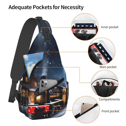 Morrales tipo sling unisex para viajes y montañismo miniatura 4