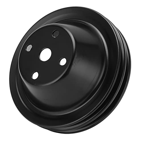 Generic Polea Larga de Bomba de Agua, Polea de Cigüeñal de Doble Ranura Fuerte para Accesorios de Coche