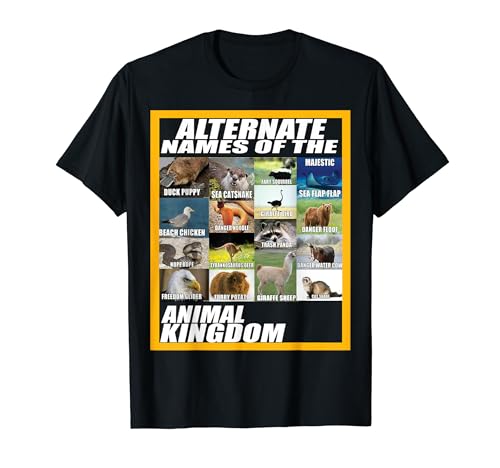 Nombres alternativos del Reino Animal - Camiseta Meme Camiseta