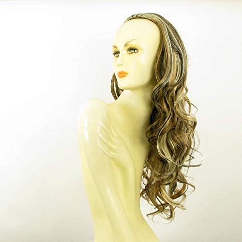 Demi-perruque Synthétique 65 Cm - Couleur Blond Cuivré Clair Et Chocolat - Neuf Avec étiquettes
