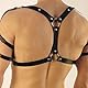 BDSMYOU Harness Männer Leder Geschirr Punk Body Brust,Sexy Unterwäsche Herren Reizwäsche für Sex Männer,Gothic Kleidung Erotische Dessous Sexy Sklave Bandage Kostüme Herren Fetisch Gay Harness