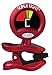 SNARK 外部マイク付 全楽器対応 クリップ式 クロマチックチューナー ST-2 レッド