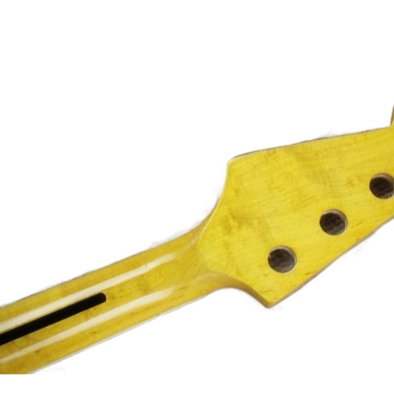 20 tasti in acero basso elettrico manico in palissandro fingeboard vernice gialla accessori for strumenti musicali Guitarra