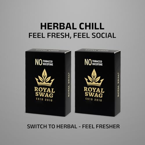 Image of ROYAL SWAG Ayurvedic Herbal Sticks Regular Flavour | 100% Tobacco Free & Nicotine Free | 20 Sticks