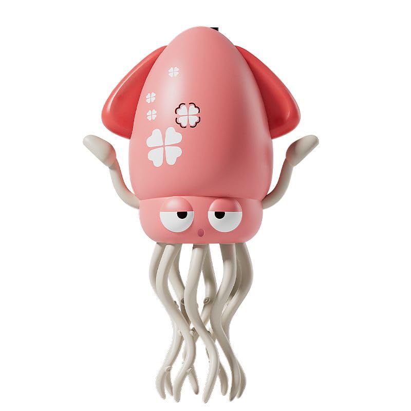 Image of CHDBLOCK Electric Dancing Octopus Baby Toy, Automatic Evasion Octopus Toy with Led Light and Music, Interactive Entertainment for Baby Sensory Development Birthday Gifts(Pink)