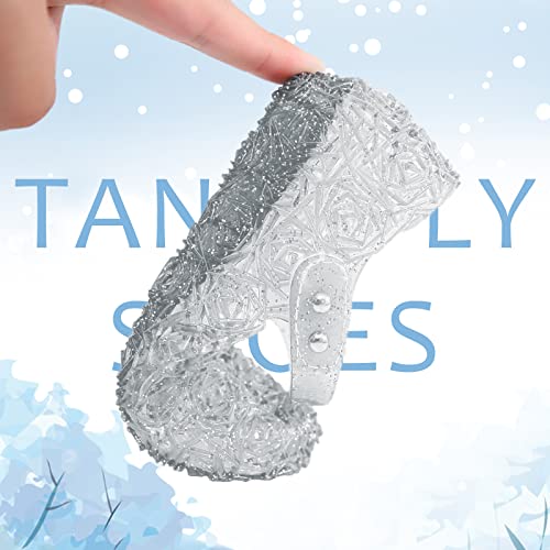 Tandefly Princess Girls Sandals Jelly Mary Jane Flats Shoes Dress Up Dance Party Cosplay Shoes For Kids Toddler White #TOP5