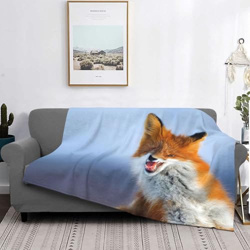 Couverture de lit motif renard pour des nuits cocooning EdWal