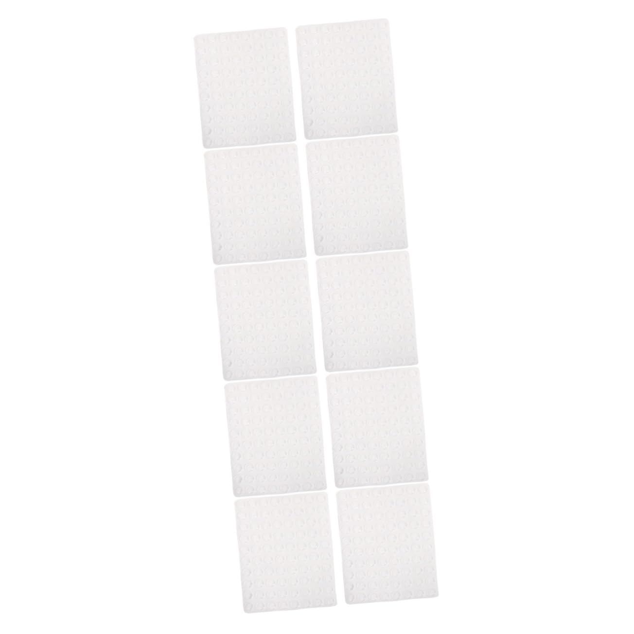 NUOBESTY 5 set Paraurti Per Porte In Particelle Colloidali Anticollisione Per Protezioni Per Mobili Da Cucina Per Mobili Da Cucina Cuscinetti Per Mobili Cuscinetti Per Mobili 2 fogli*5