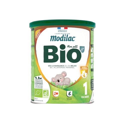 Modilac - Lait Infantile en Poudre Mon Petit Bio Lf+1 - Convient en Relais de l'Allaitement Maternel - Certifié Agriculture Bilogique - Sans Huile de Palme -...