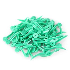 400Pcs Dental Plastic Wedges, Dental Disposable Fixing Wedge with Hole, Dental Matrice Matrix Dentist Tools