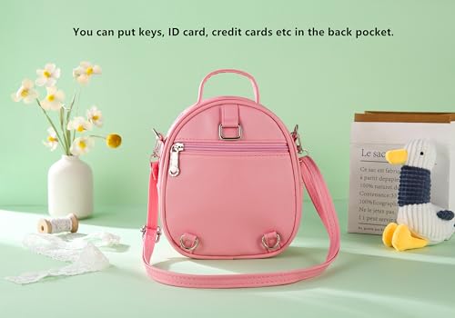 AACKS Little Girls Cartoon Crossbody Bag with Adjustable Strap Girls Trendy Purse with Handle Girls Novelty Bag Trendy Wallet - Image 4