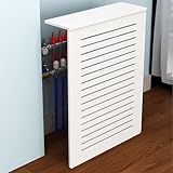 Notre cache-radiateur, fabriqué à partir de bois et plastique durable, est conçu pour supporter une variété d'articles décoratifs en toute sécurité. Sa structure solide en mortaise et tenon assure la stabilité, ce qui le rend parfait pour un usage quotidien. Ce cache-radiateur élégant et fonctionnel s'intègre parfaitement dans n'importe quel décor d'intérieur, améliorant votre espace de vie tout en offrant une protection pratique pour votre radiateur.