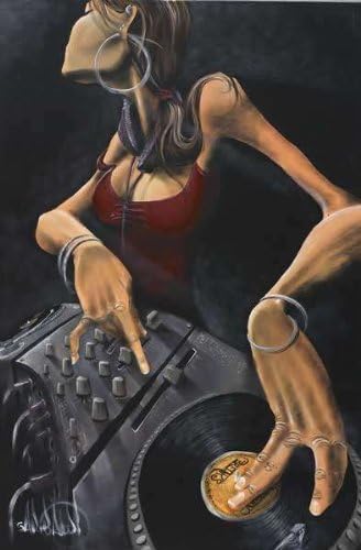 (24x36) David Garibaldi DJ Jewel Art Print Poster