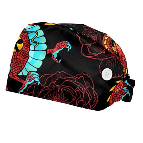 Chapeaux bouffants JDEZ casquettes de travail ajustables hommes femmes