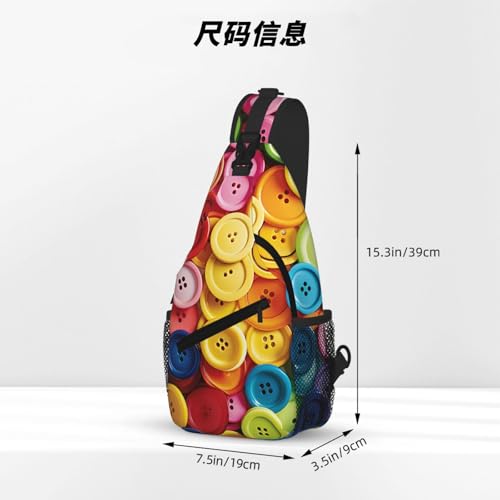 Sling Bag para mujer y hombre mochila de viaje colorida miniatura 4