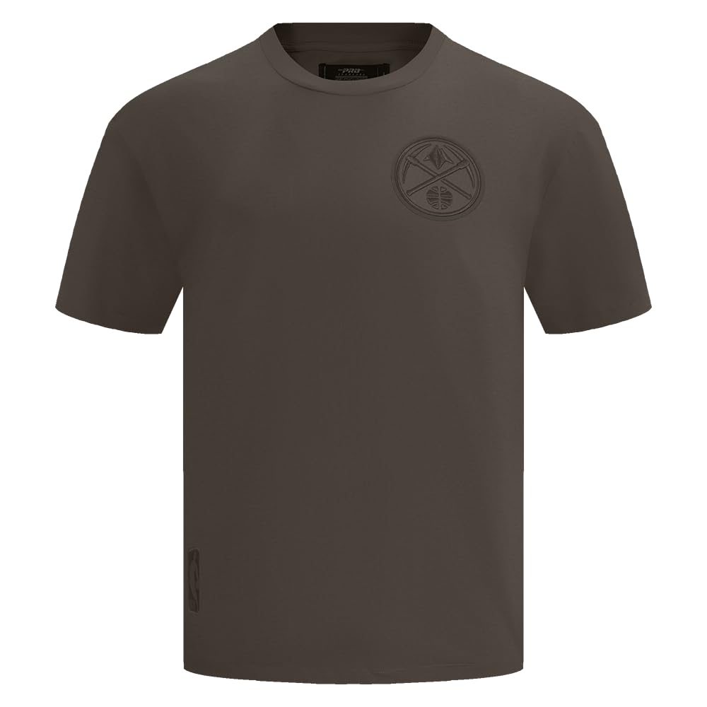 PRO Standard Men's NBA Neutral Short Sleeve Tee, Dark Taupe
