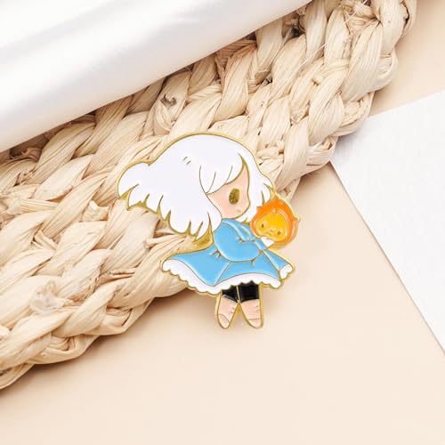 Image of Cute Enamel Pins Cartoon Lapel Pin Brooch Badge for Backpack Jackets Funny Tiger Pins for Gift Anime Enamel Pin for Clothing Hat Decoration