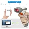 NetumScan Bluetooth Barcode Scanner, 3 in 1 Automatic Wireless 1D Barcode Scanner Handheld USB CCD Bar Code Reader for Store, Warehouse POS, Computer, Tablet, iPhone, iPad, Android