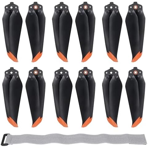CQT (12Pcs) Air 2 S 2s Propellers Blades + Propeller Holder Strap Compatible with DJI Air 2s / Mavic Air 2 Props Propeller Wings Replacement Accessories Low-Noise and Quick-Release Props Cover