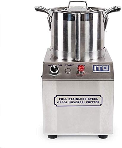 WYZworks – 550W Electric 4L Stainless-Steel, Commercial Grade Food Chopper Processor Machine - Kitchen Fritter - 1400RPM High Output with Removable Blades - CE Certified