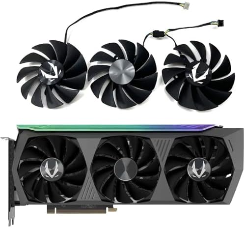 GA92S2U CF9015H12S for RTX 3080 Ti AMP Holo GPU Fan for ZOTAC Gaming RTX 3070 TI 3080 3080 TI 3090 AMP Holo Video Card Cooling Fan (Fan-AB)