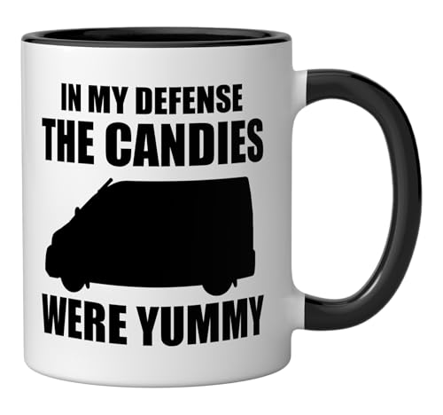 Taza de Cerámica para Adultos Negro/Blanco 11 oz miniatura 2