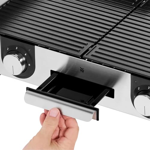 WMF Lono Master-Grill, Elektrogrill, 50x28 cm, Elektrogrill Tischgrill mit Windschutz und Auffangschale, Outdoorzertifiziert für Barbecue… – Ansicht 6