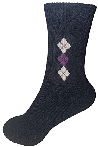 4 Pairs Thermal Faux Lambs Wool Crew Socks for Men Cold Weather Heavy and Warm Winter Socks Size: 10-13.2