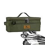 Sac de rangement original : gardez vos ustensiles organisés lors de votre prochaine aventure en plein air avec ce sac à ustensiles de camping pratique et imperméable. Avec des compartiments pour tous vos objets, il est parfait pour ranger et accéder à votre équipement, que vous soyez en camping, en randonnée ou à la pêche