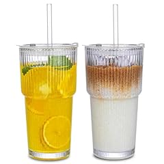 clear-Ribbed pattern-2pack