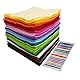 Bastelfilz, Filzbogen 40 Farben, Weicher Filzstoff zum Nähen, Filz Basteln für DIY-Dekorationen und Kinderparty-Projekte (15x15cm)