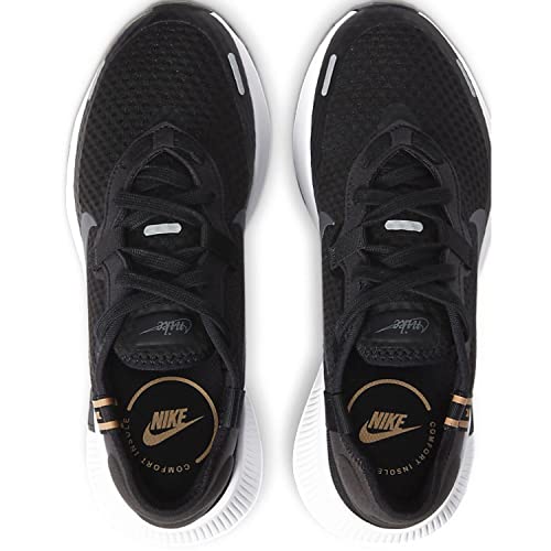 ▷ Nike Reposto para mujer, Black/Iron Grey-dk Smoke Grey, 8.5