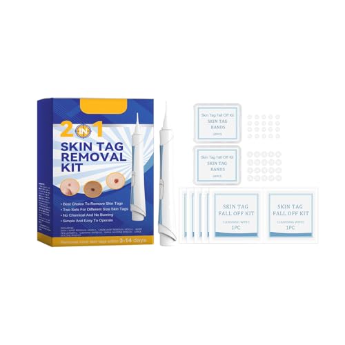 Herramienta para eliminar verrugas, cuidado de la piel para protuberancias y eliminación de callos, columnas, verrugas y bultos, 2 ml HqK451 (blanco, 14,5 x 2,4 cm)