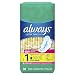 Always Ultra Thin Regular With Wings Clean Scented Pads 32 Count (Pack of 2)