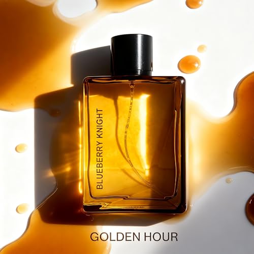 Image of AFLUXE Blueberry Knight Men's Cologne 3.4 Fl. Oz, Fresh Fruity & Woody Notes, Modern Masculine Eau De Parfum Lasts All Day