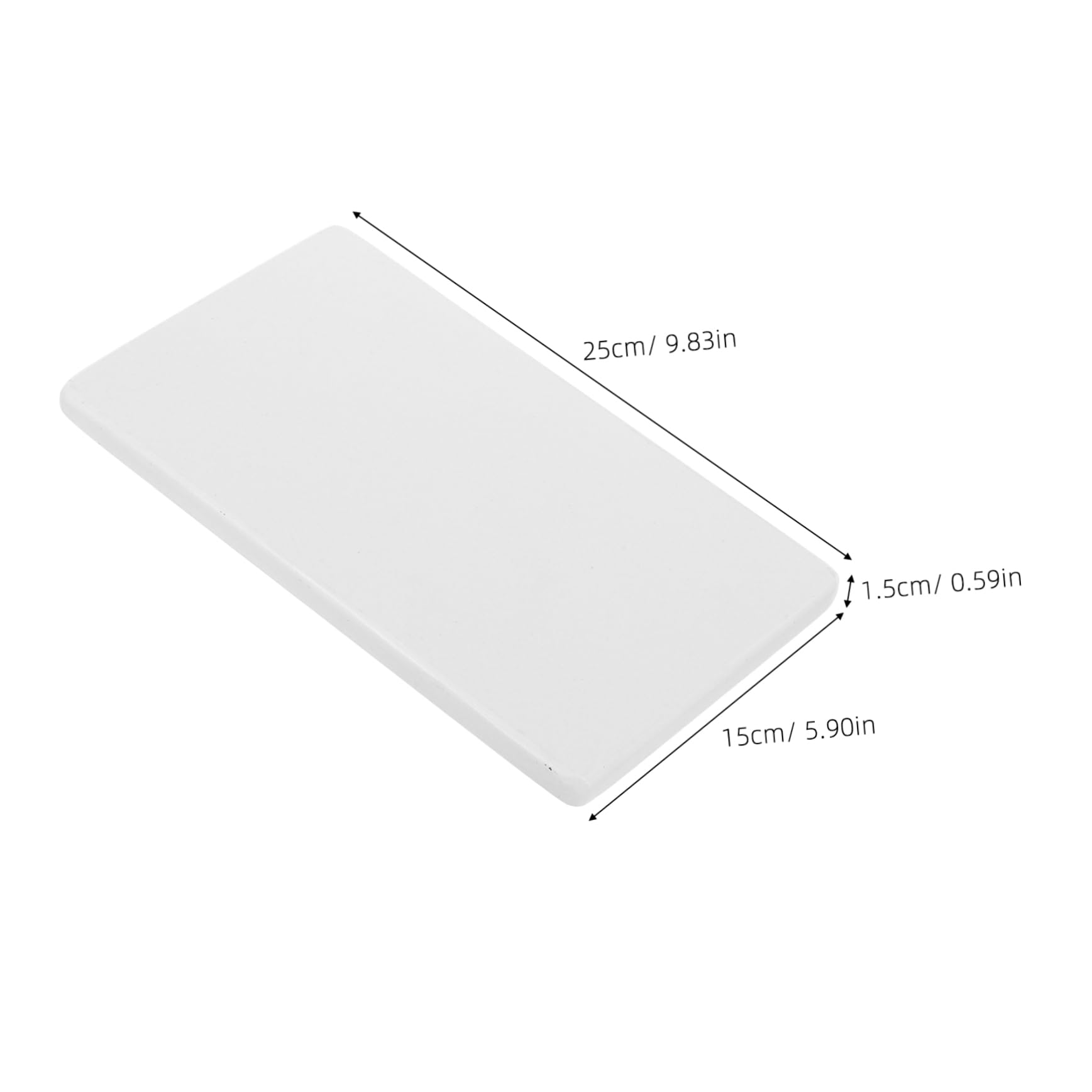 Tappetino Refrigerante per Piccoli Animali 1 Pz in Marmo Bianco | Criceti e Cavie, Uso Outdoor in Giardino, Manutenzione Semplice, Forma Piatta per Estate