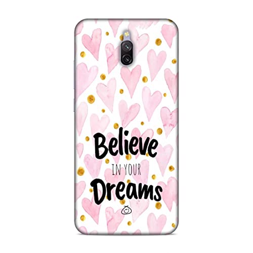 Image of Printed Mobile Back Hard Case Cover for Xiaomi Redmi 8A Dual | Stay Positive, Believe in Your Dreams -2196