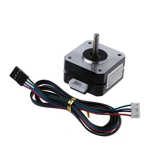 Moteur pas à pas bipolaire compact de 0.8A et 16 Ncm avec câblage filaire de 1m