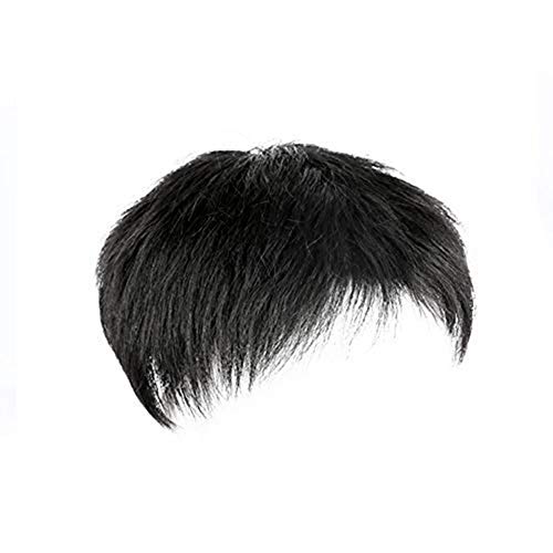 Postiche cheveux humains courts style naturel pour la vie active