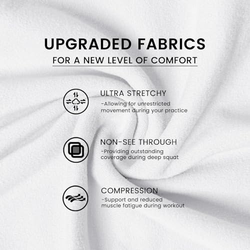 GAYHAY High Waist Yoga Pants with Pockets, Leggings for Women Tummy Control Compression Workout Leggings for Women
