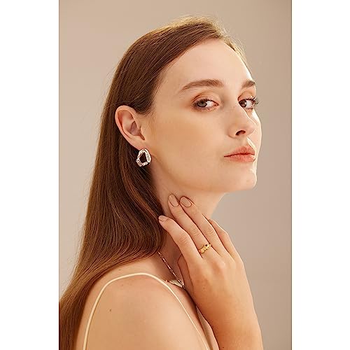 CParavano-Rings-for-Women-Womens-Rings-Fine-Crystal-Open-Ring-Gold-Plated-Rings-Adjustable-Open-Rings-Fashion-Rings-for-Women-Open-Statement-Rings-for-Women