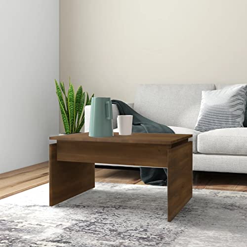 Table de salon chêne marron compacte pour optimiser votre espace - 5