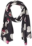 armani jeans damen tuch Grafik Schal Armani Exchange AX Damen SCARF Schal, schwarz, Einheitsgröße
